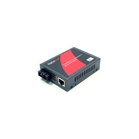 Antaira 10/100TX To 100FX Media Converter, Single-Mode 30KM, SC Connector EMC-0201-SC-S3